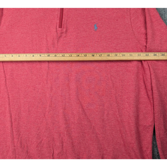 Polo Ralph Lauren Quarter Zip Mens XL Soft Heather Pullover Lightweight Preppy - Picture 4 of 6